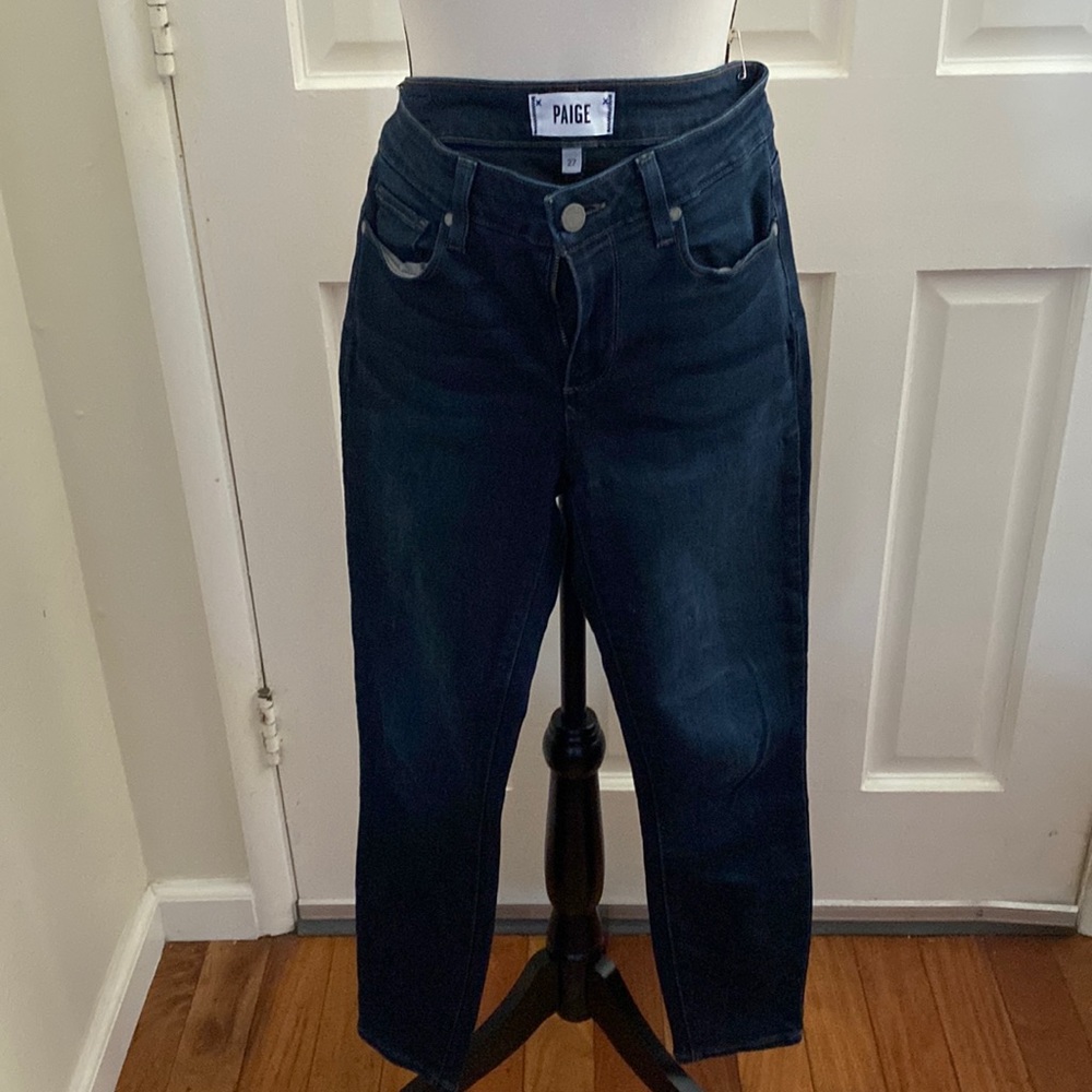 Paige jeans skinny jeans dark blue